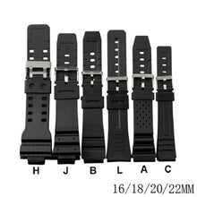 Load image into Gallery viewer, Rubber Watchband Watches Replace Electronic Wristwatch Band Sports Watch Straps LL@17